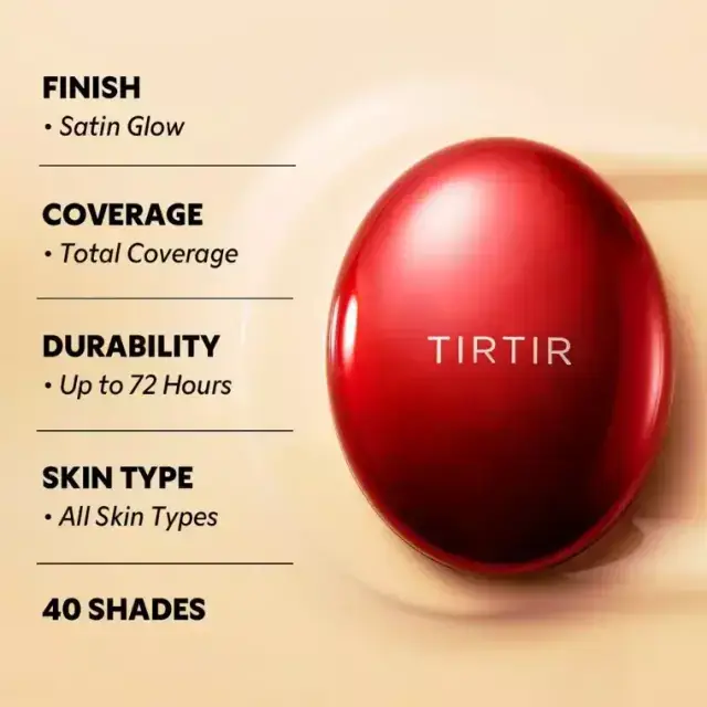 TIRTIR Mask Fit Red Cushion Foundation (17w French Vanilla) 18g product image