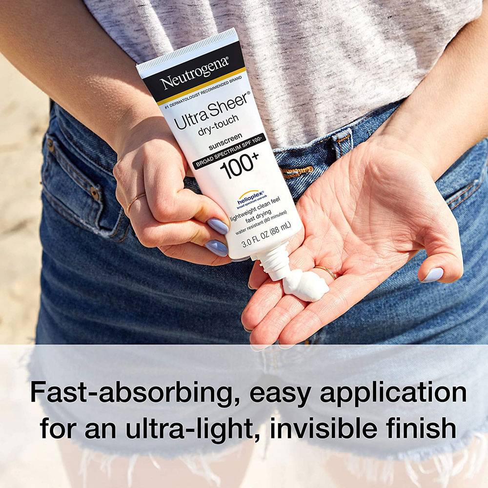 Neutrogena Ultra Sheer Dry-Touch Sunscreen Broad Spectrum SPF 100+ product image