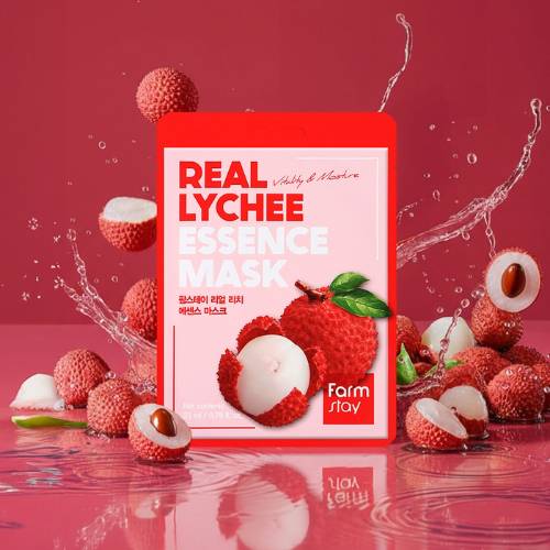 FARM STAY Real Lychee Essence Mask 23ml product image