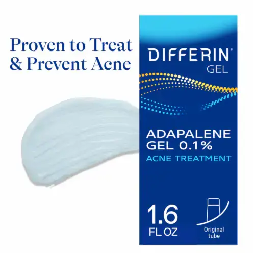 Differin Adapalene 0.1% Acne Treatment Gel 15G product image