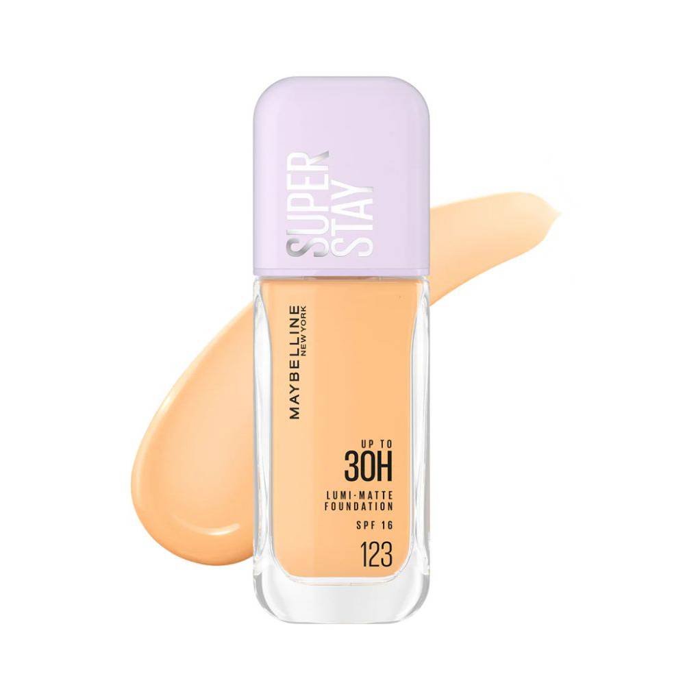 Maybelline New York Super Stay Lumi-Matte Foundation Makeup Shade - 123 product image