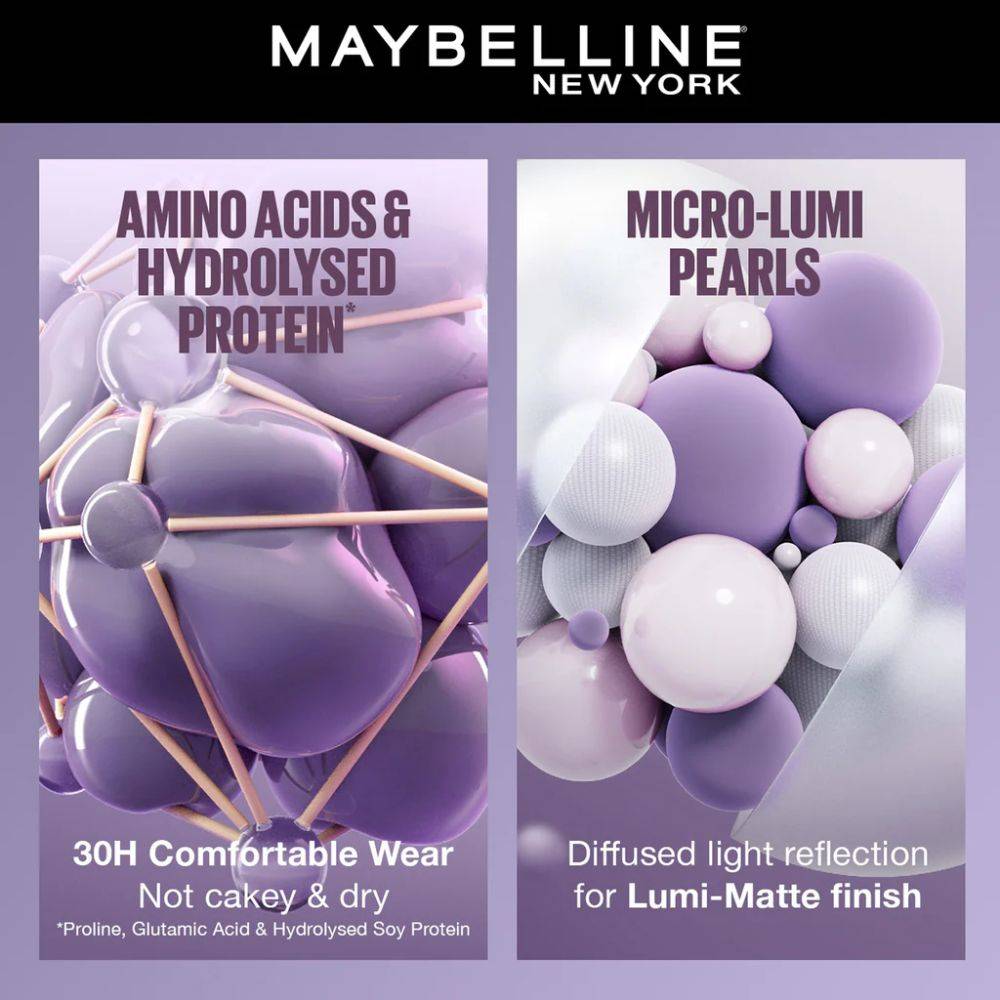 Maybelline New York Super Stay Lumi-Matte Foundation Makeup Shade - 123 product image