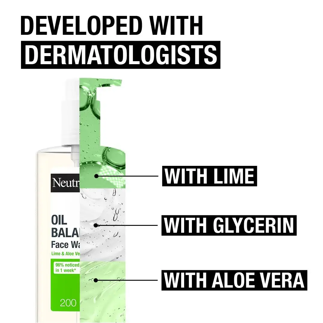 Neutrogena Oil Balancing Facial Wash -200ml product image