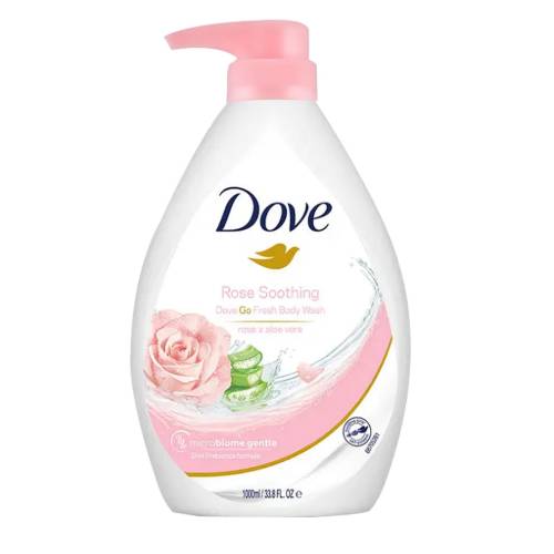 DOVE Rose Soothing Go Fresh Body Wash 1000ml product image
