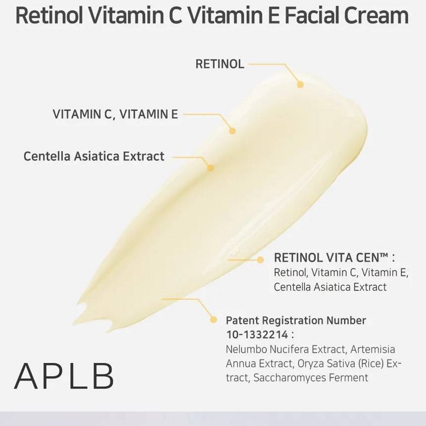 APLB - Retinol Vitamin C Vitamin E Facial Cream product image