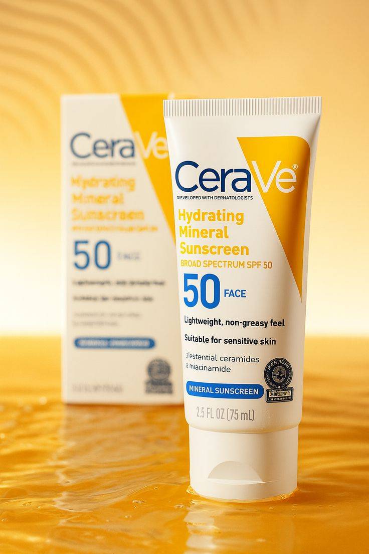 Cerave Hydrating Mineral Sunscreen SPF 50 Face  75 ml product image