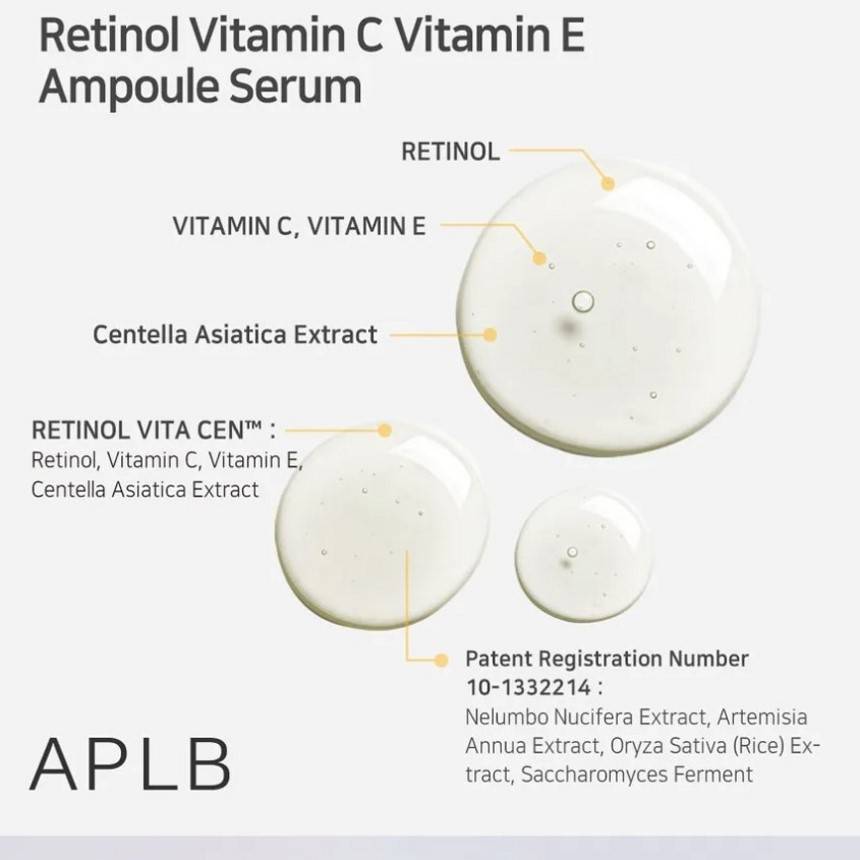 APLB - Retinol Vitamin C Vitamin E Ampoule Serum product image