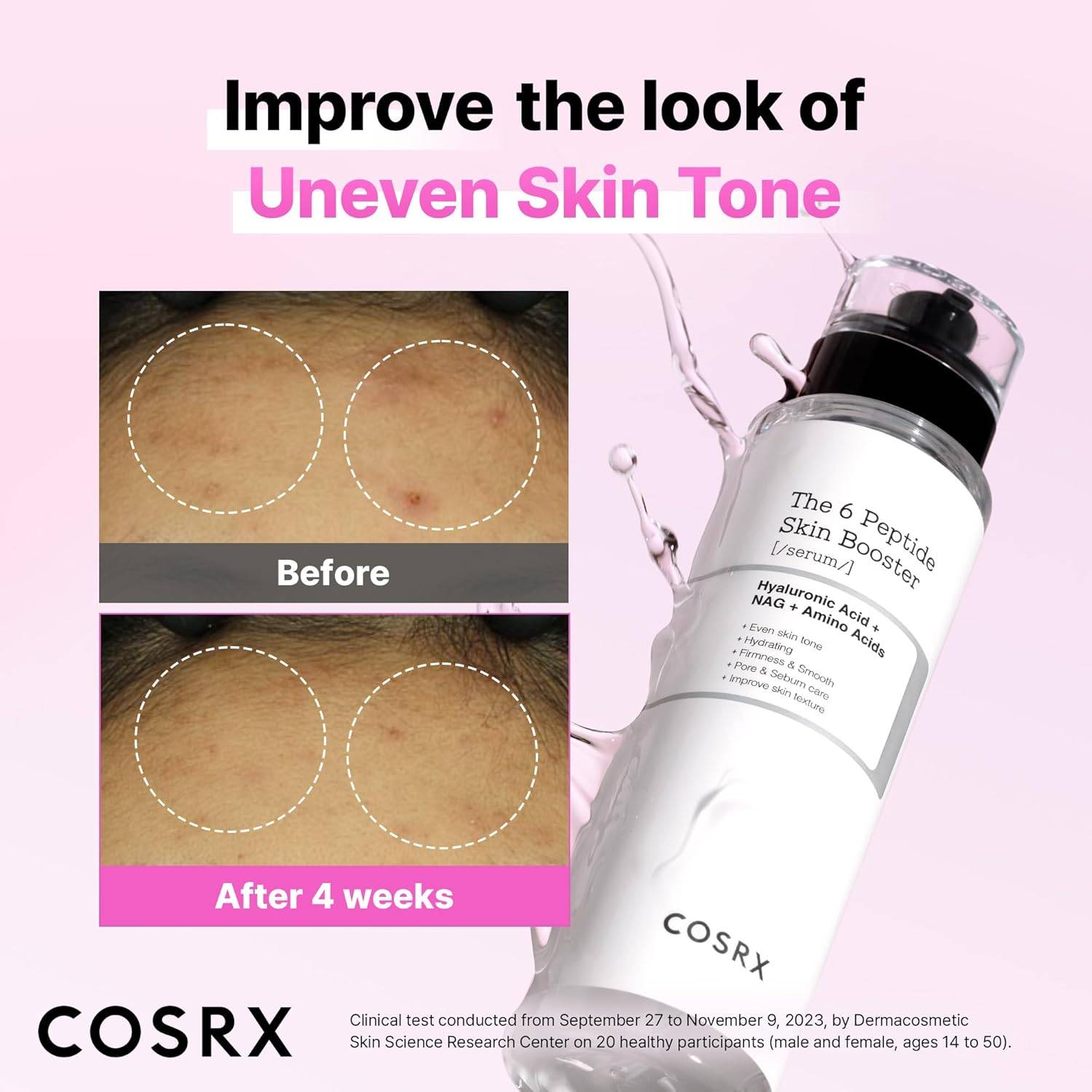 Cosrx 6 Peptide Collagen Booster Toner Serum product image