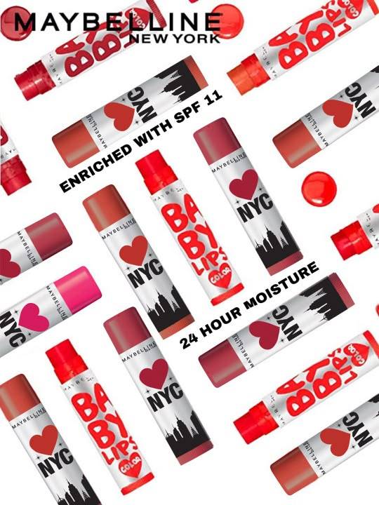 Maybelline Baby Lips Color 16 Hr Moisture SPF 20 Lip Balm Manhattan Mauve product image