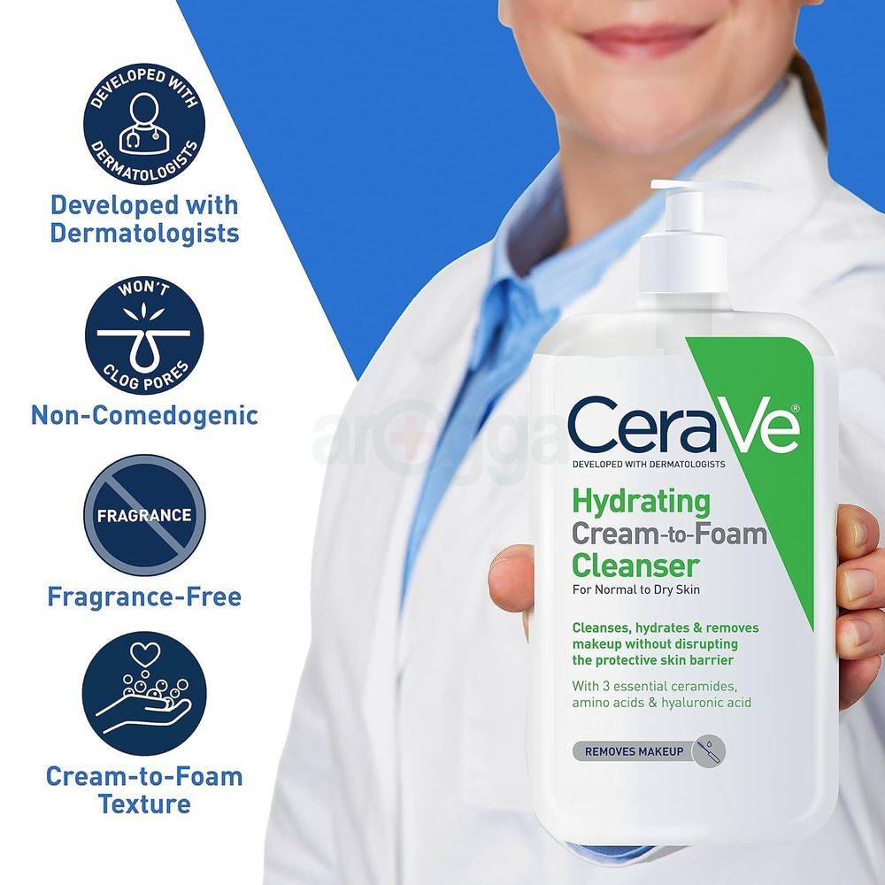 Cerave Hydrating Cleanser For Normal To Dry Skin 236ml product image
