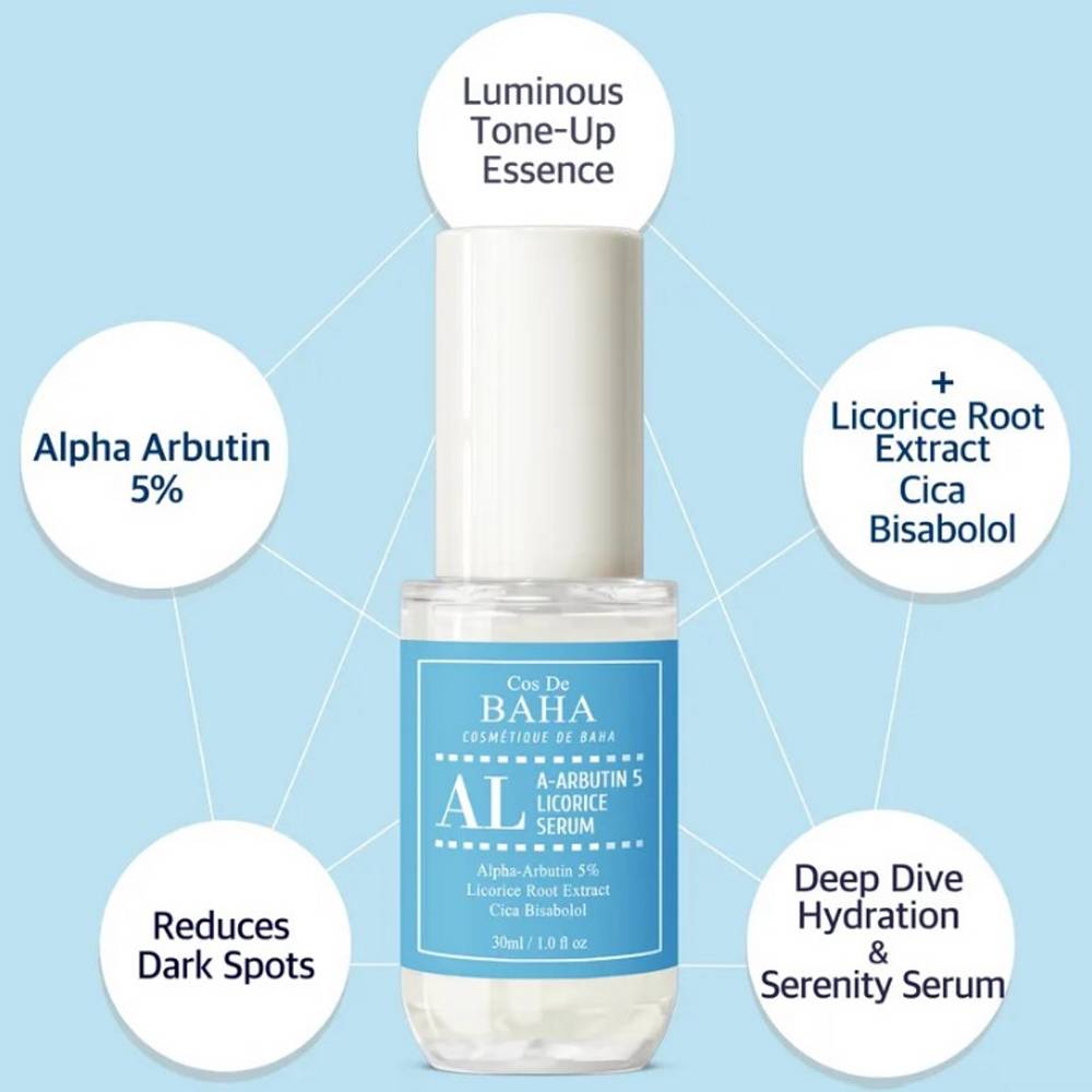 Cos De Baha (AL) A- Arbutin 5% Licorice Serum 30ml product image