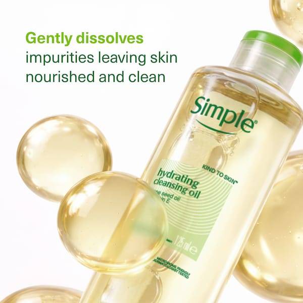 Simple Sensitive Skin Experts Hydrating Cleansing Oil 125ml product image