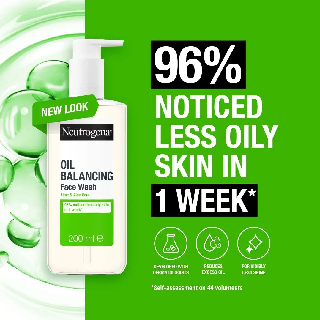 Neutrogena Oil Balancing Facial Wash -200ml product image