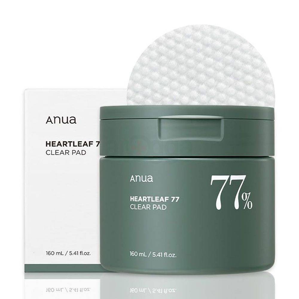 Anua Heartleaf 77% Clear Pad (160ml) Buy And Get Beauty Glazed Lip Oil product image