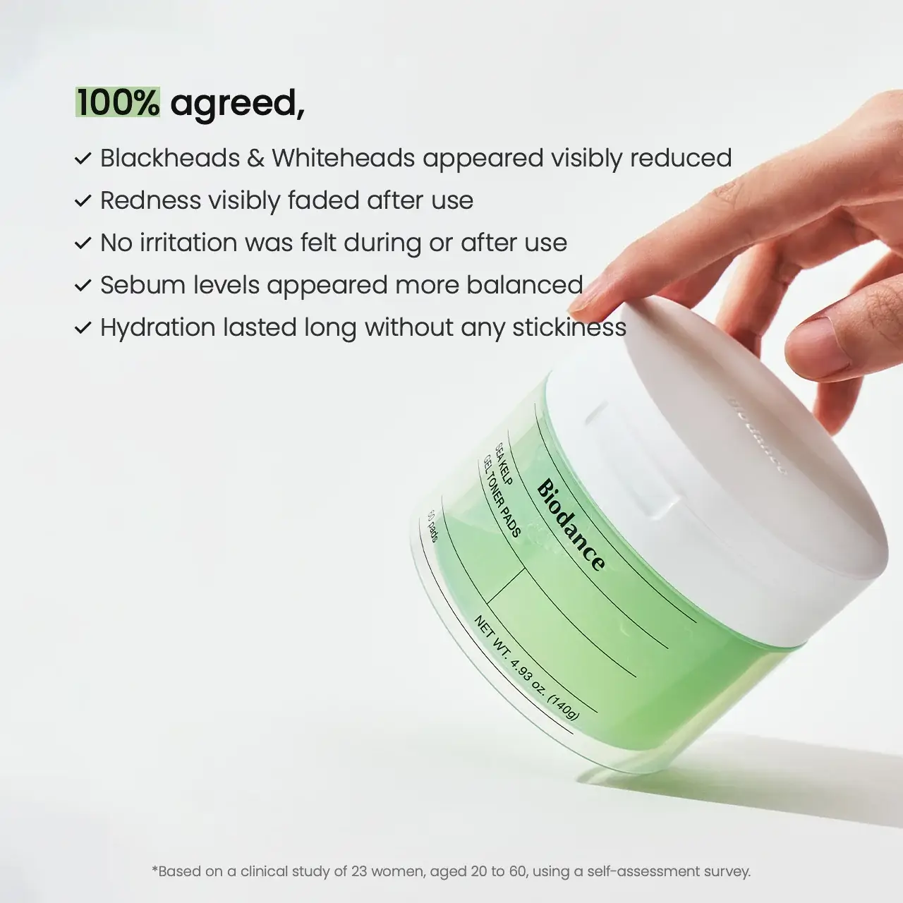 BIODANCE Sea Kelp Gel Toner Pads (60 pads) product image