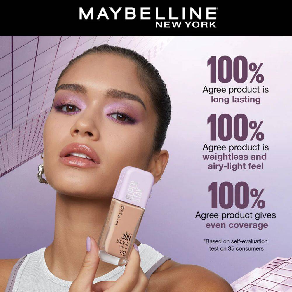 Maybelline New York Super Stay Lumi-Matte Foundation Makeup Shade - 123 product image