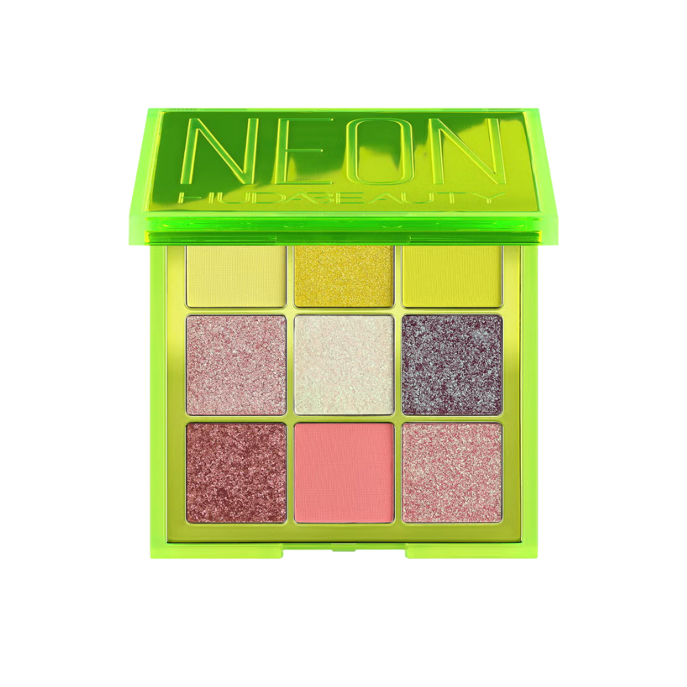 Huda Beauty neon eyeshadow palette - GREEN - Huda Beauty product in Bangladesh
