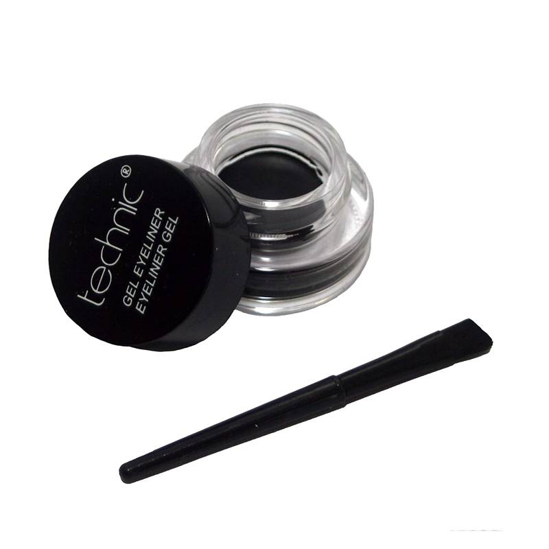 Technic Gel Eyeliner & Brush - Black