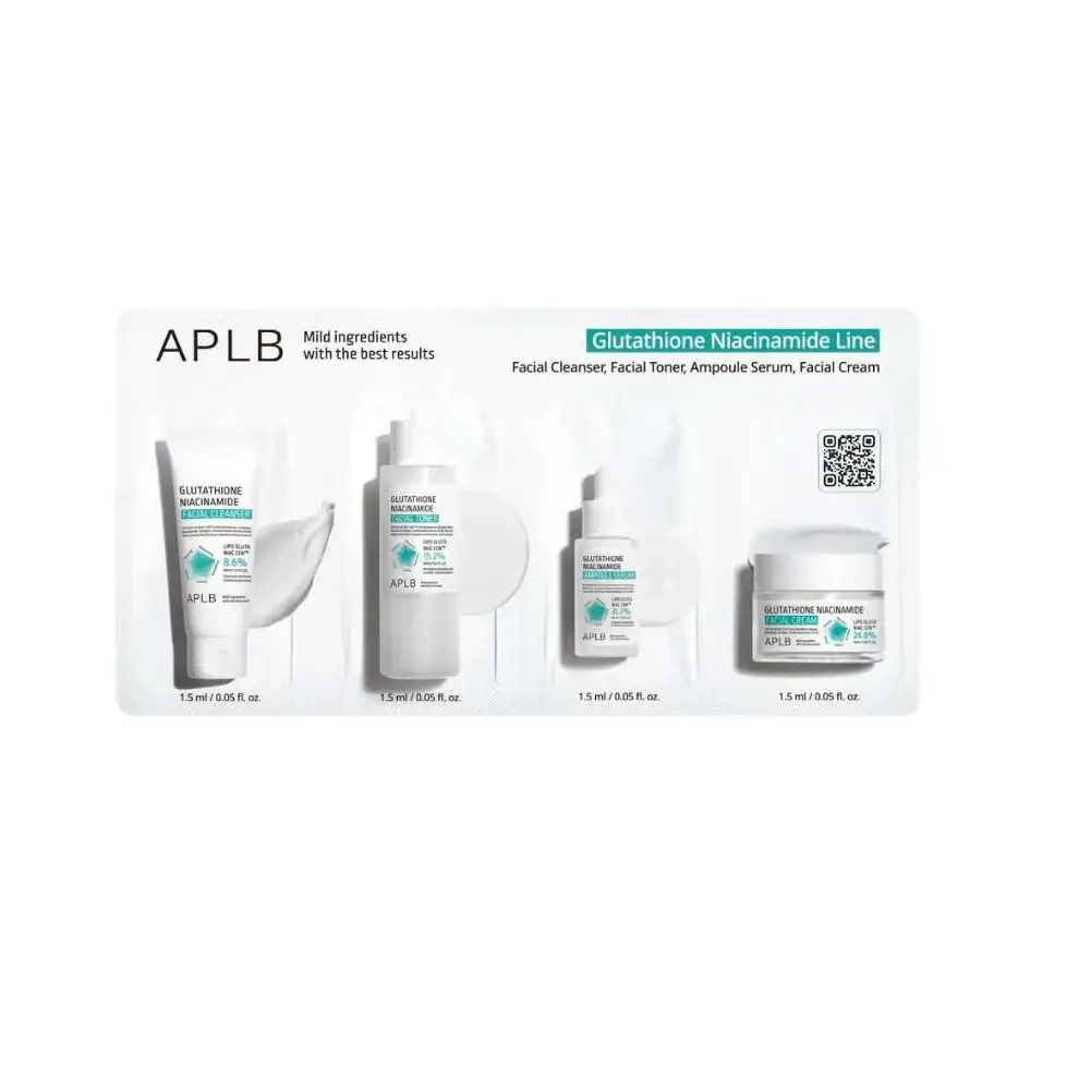 Aplb Glutathione Niacinamide Skin 4 Types Sachet Set Sample