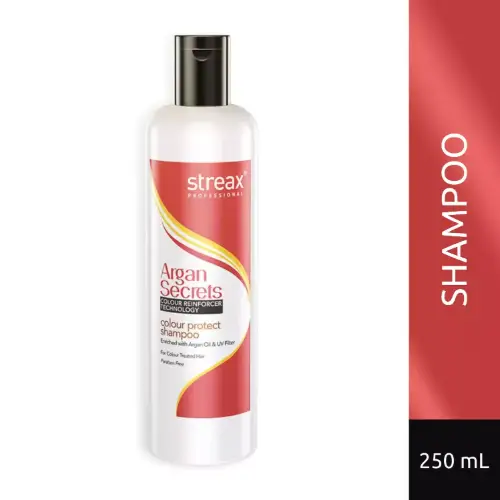 Streax Professionals Argan Secrets Colour Protect Shampoo for Colour- Treated Hair 1000ml