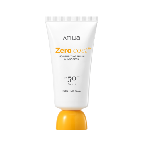 ANUA Zero-Cast Moisturizing Finish Sunscreen SPF 50 50ml