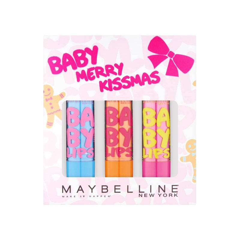 Maybelline Baby Merry Kissmas Lip Balm Set of 3