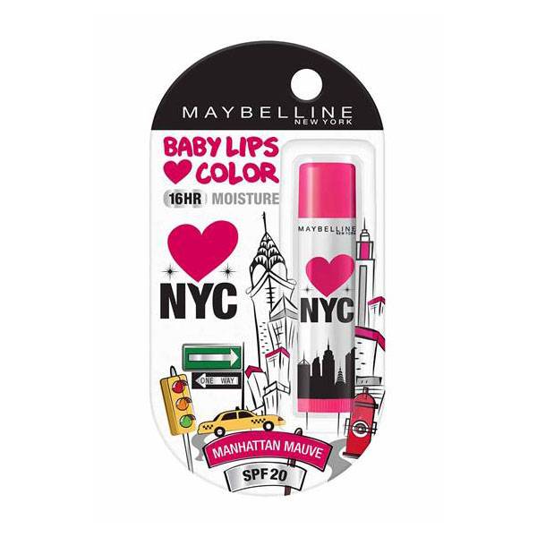 Maybelline Baby Lips Color 16 Hr Moisture SPF 20 Lip Balm Manhattan Mauve